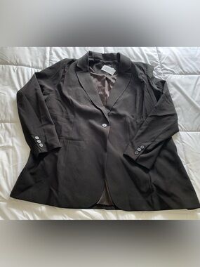New Torrid STUDIO REFINED CREPE CUTAWAY BLAZER Women's Size 3X